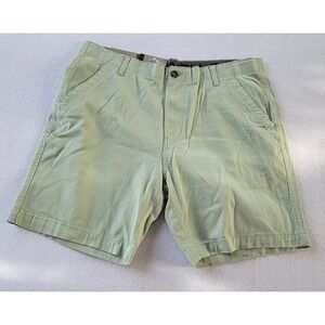 DENALI Men's Stretch Waistband‎ Flat Front Stretch Shorts Frosty Green Size 40